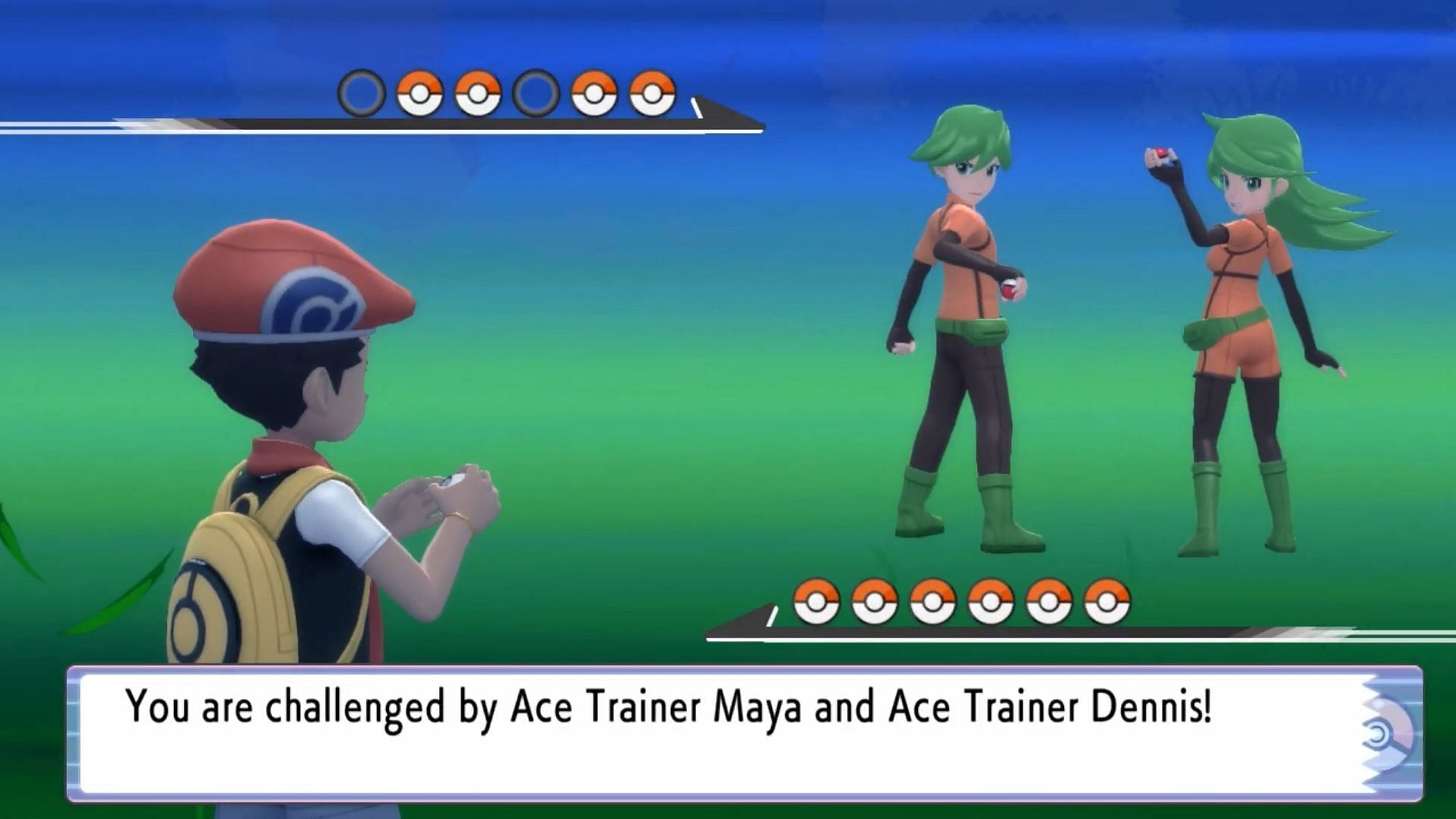 Ace Trainers Dennis and Maya (Image via TPC)